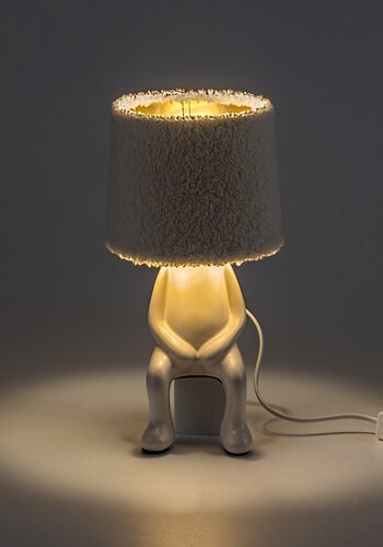 Veioza Decorativa SMURFY White 1xE14