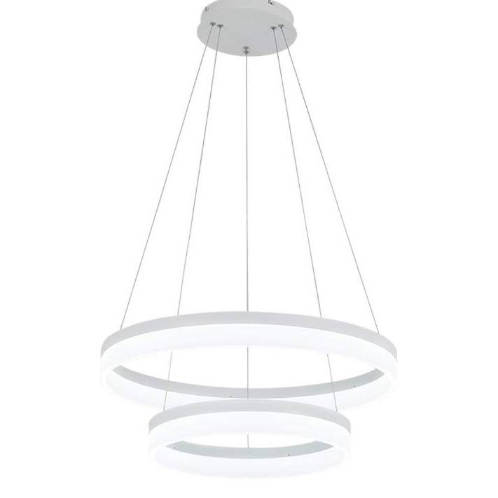 Lustra LED 126W WILLY 2 Segmente Telecomanda