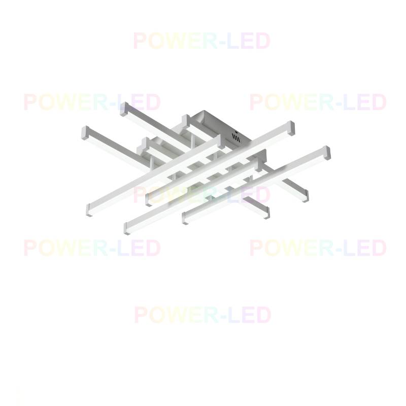 Lustra Led 160W 8 Lines Design Alba Telecomanda Lighting Fixtures