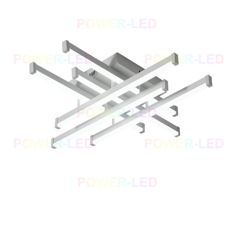 Lustra LED 6 LINES Design Alba SMART Echivalent 500W Telecomanda