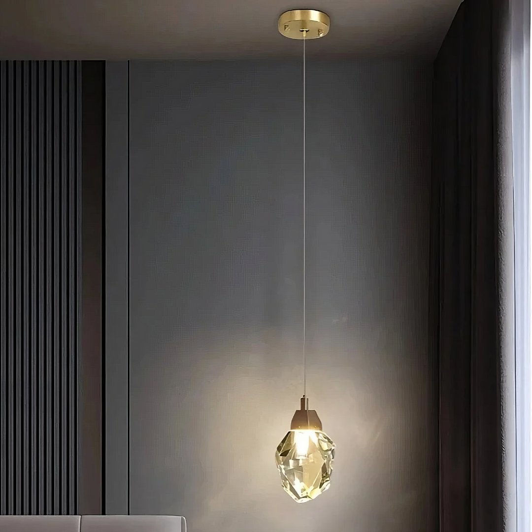 Pendul LED Luxury Crystal Flowing Diamonds