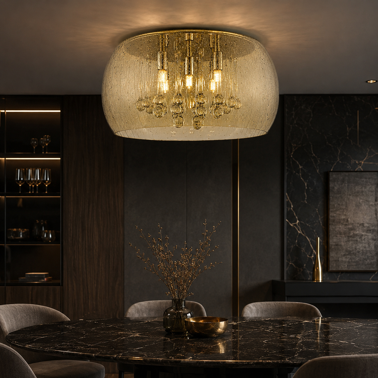 Lustra LED Aplicata Unique ANGELINA 40CM Gold