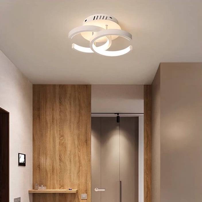 Lustra LED 18W DOUBLE C Alb Echivalent 150W