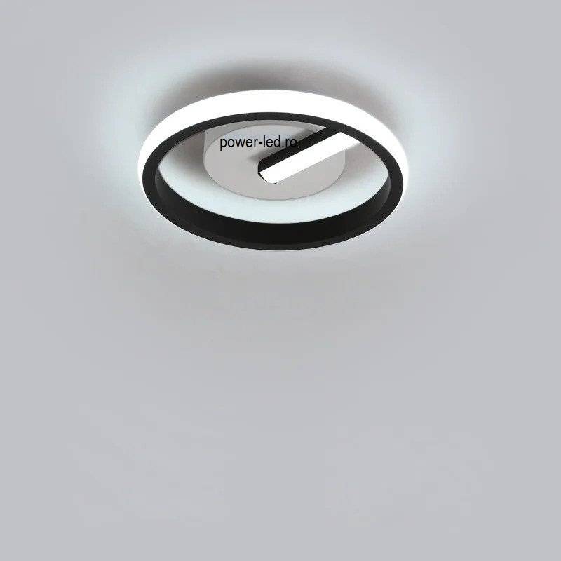 Lustra LED 32W VENUS ROUND BLACK Echivalent 150W