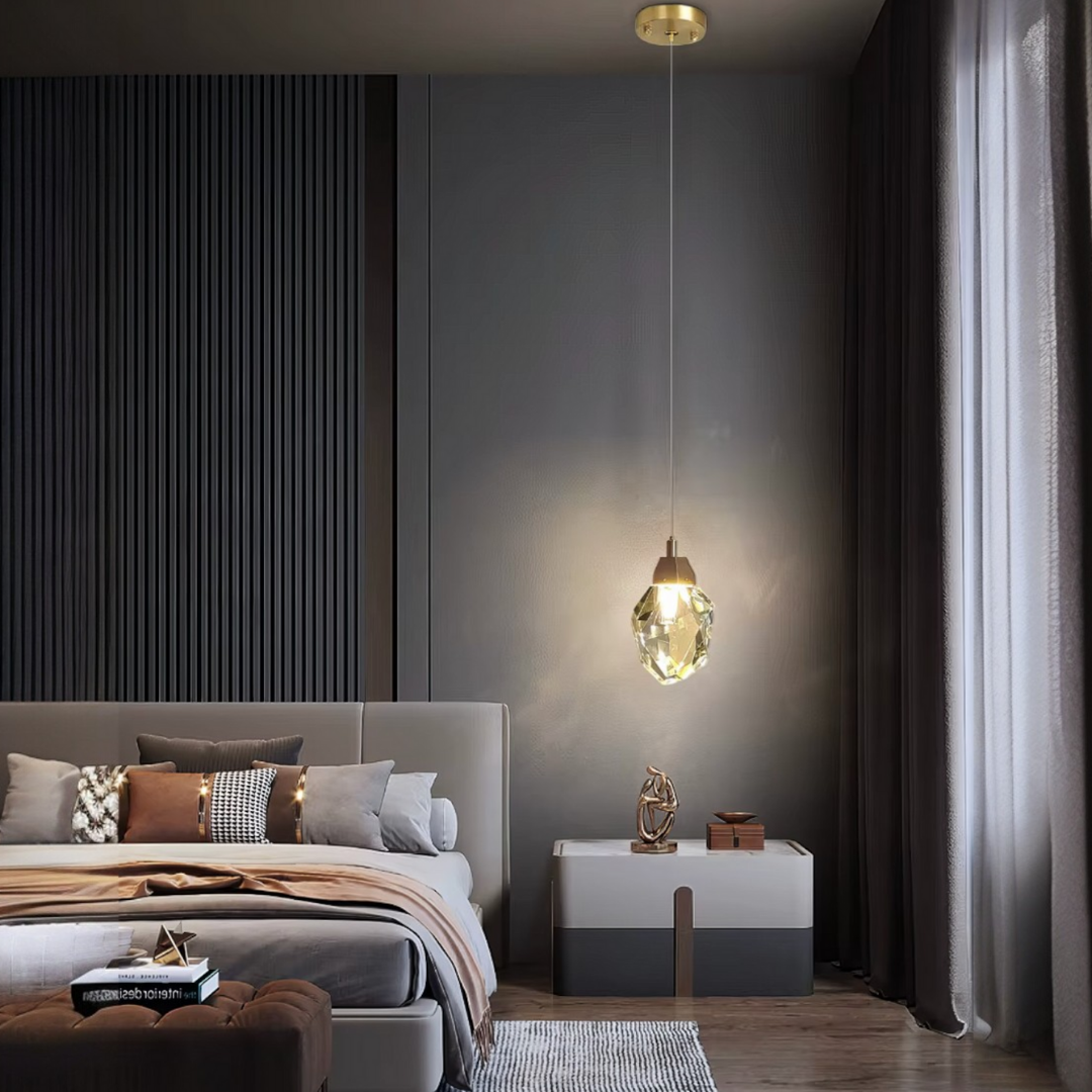 Pendul LED Luxury Crystal Flowing Diamonds