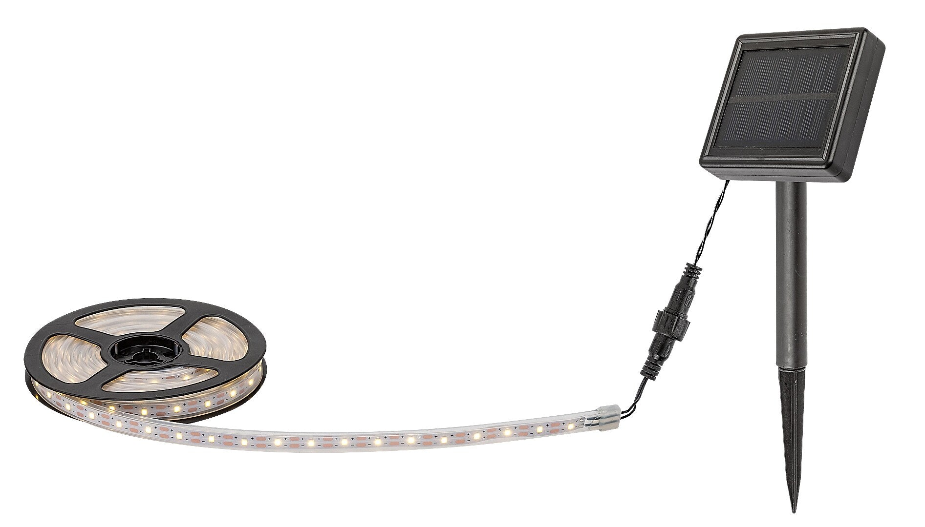 Kit Banda LED Premium Solara 3 Metri, Exterior IP44, 3000K 5 Ani Garantie