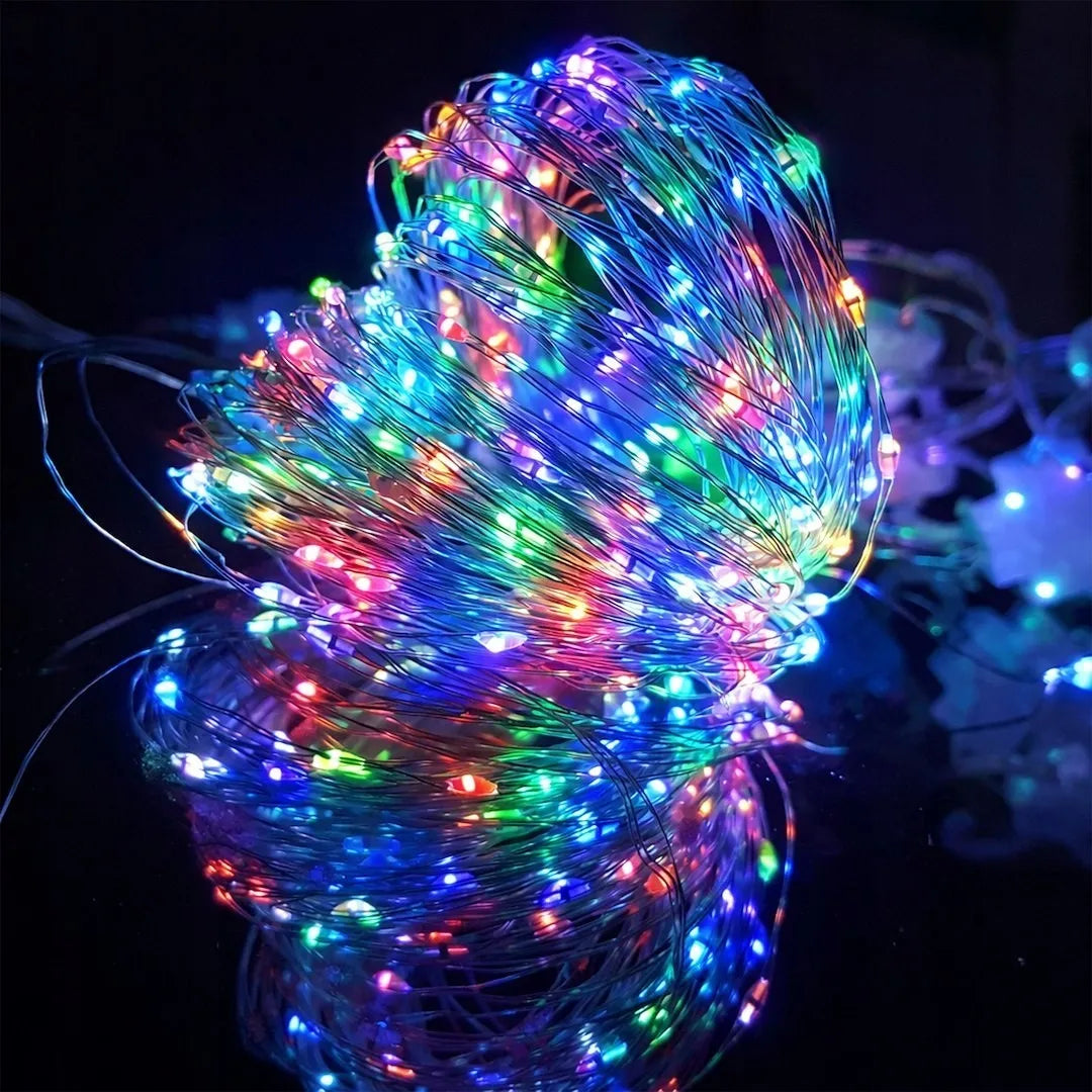 Instalatie LED Perdea Ploaie 300 LED-uri 3M×3M | 8 Moduri | Telecomanda | USB | Multicolor