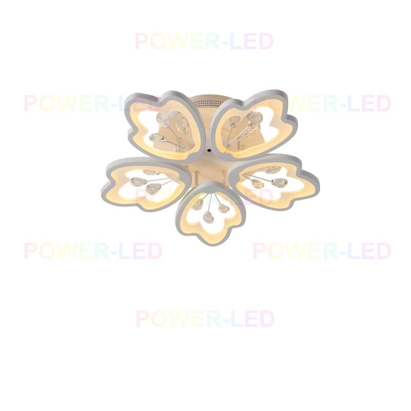 Lustra LED 140W LEAFS Telecomanda