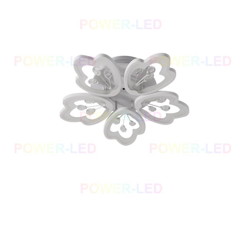 Lustra LED 140W LEAFS Telecomanda