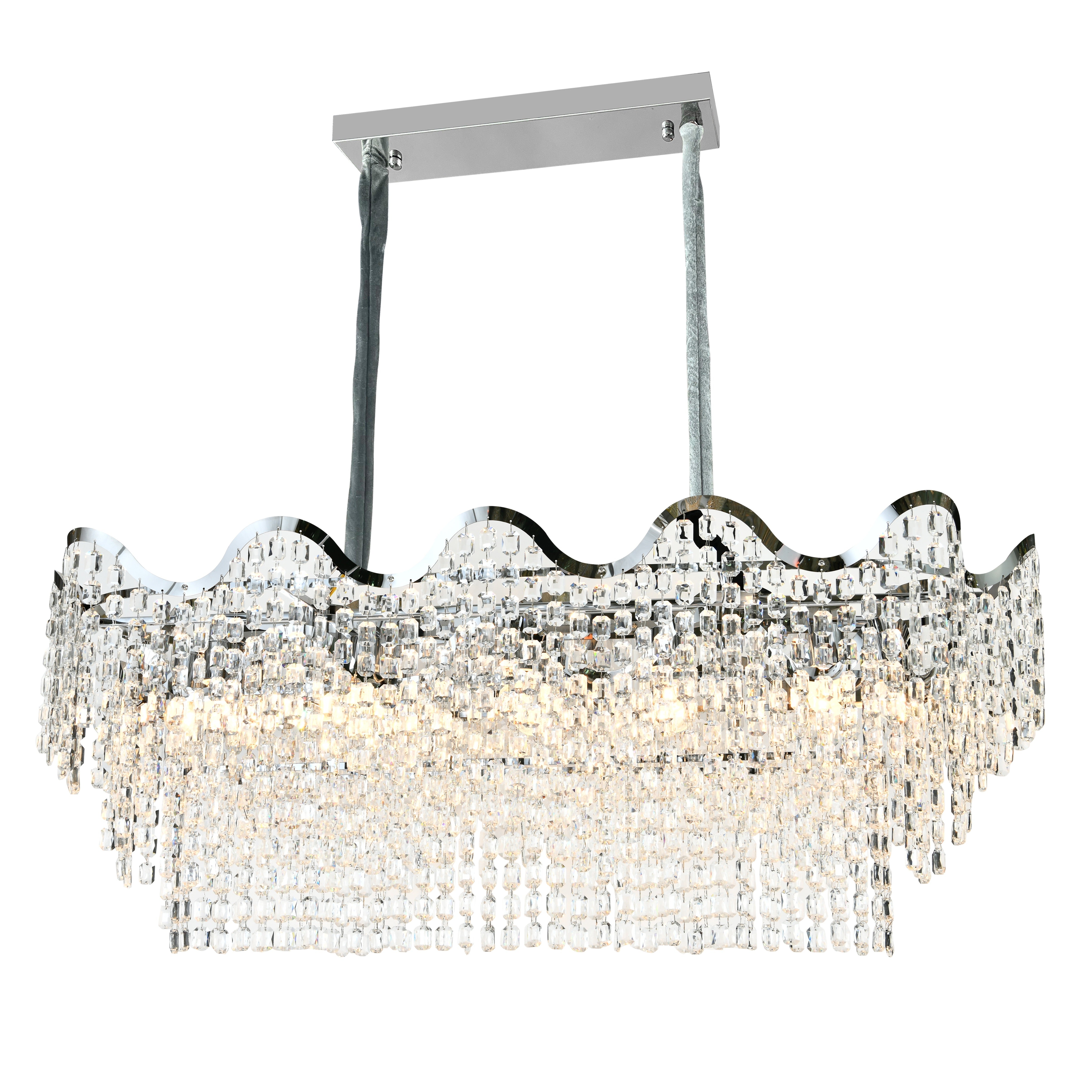 Candelabru Gigant VLORA Silver 110x42CM