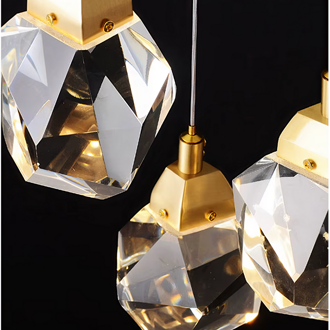 Pendul LED Luxury Crystal Flowing Diamonds