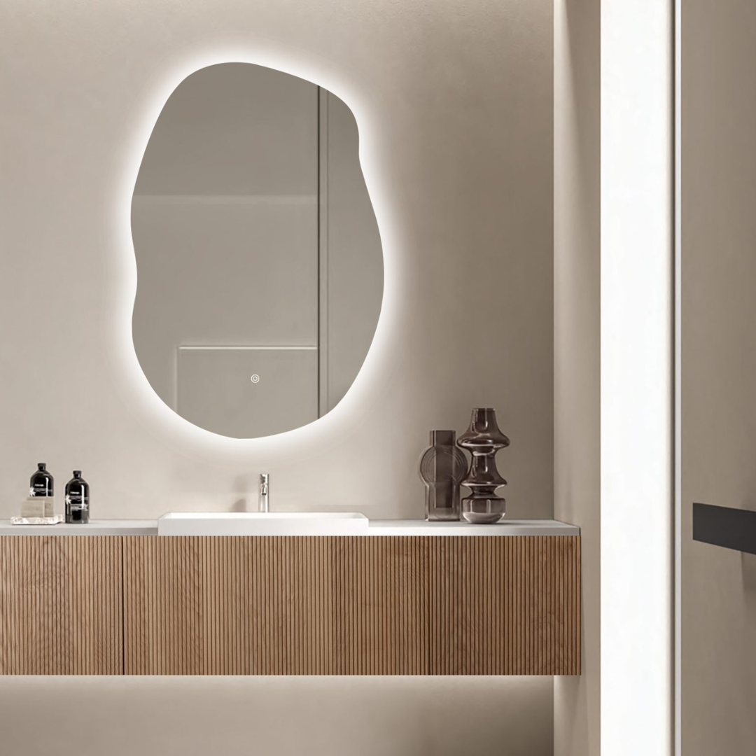 Oglinda LED FRAMELESS PARMA 60x90CM 3 Lumini si Touch