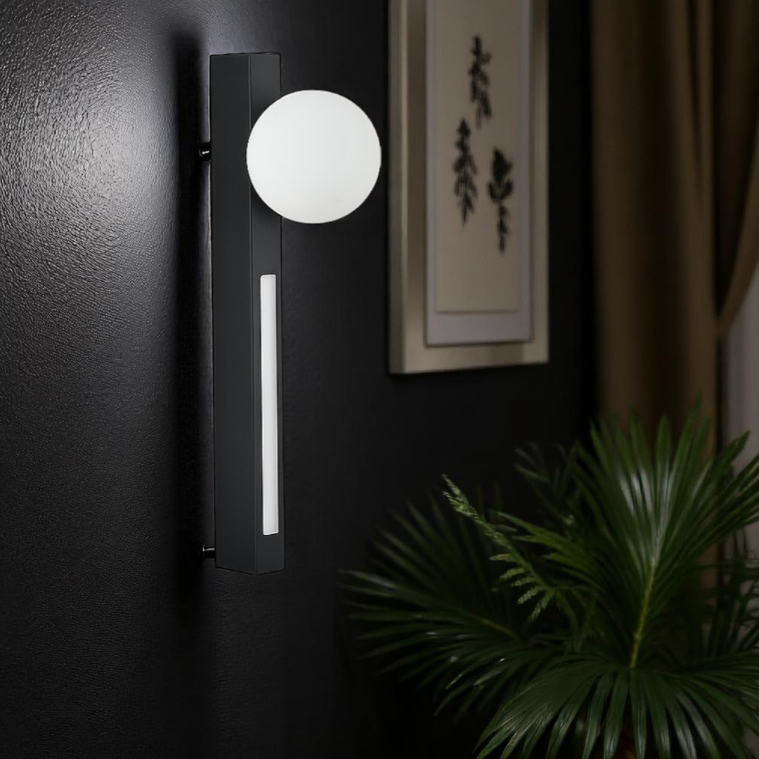 Aplica LED 40cm Neagra KINKIET