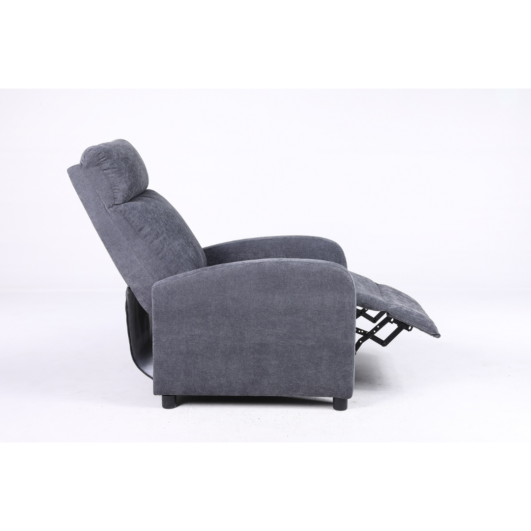 Fotoliu Recliner Stofa Gri Inchis