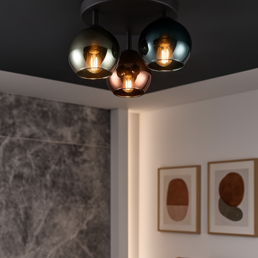 Lustra Abajur Aplicata 3xE14 SHELDON