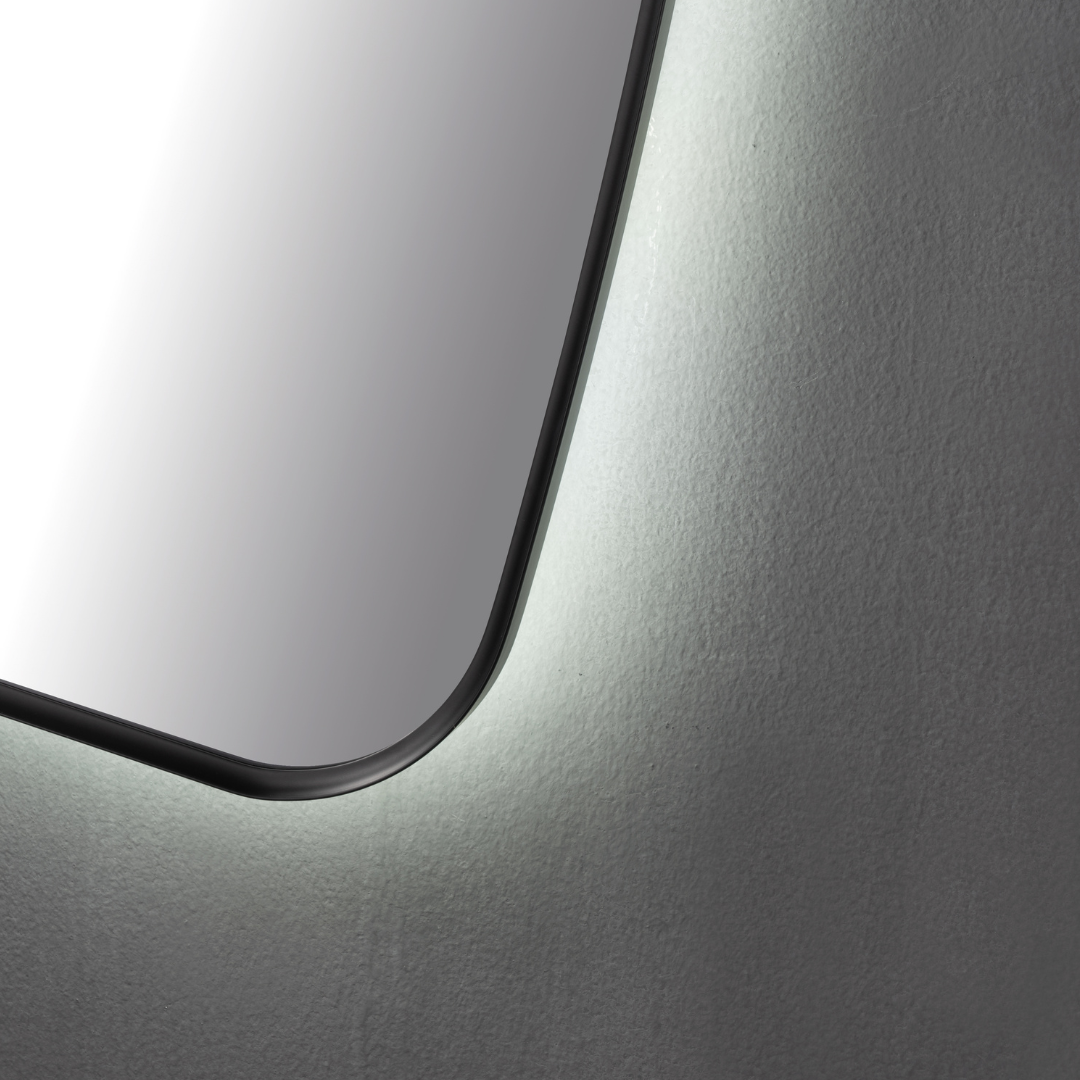 Oglinda LED ALICANTE Black 70x110CM 3 Lumini si Touch