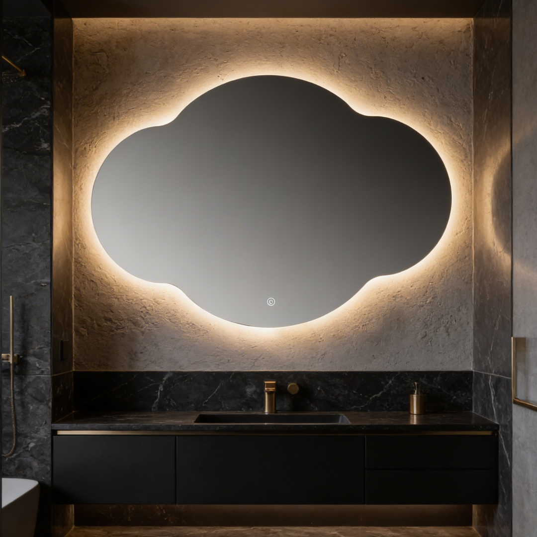 Oglinda LED FRAMELESS SELENE 80x60CM 3 Lumini si Touch