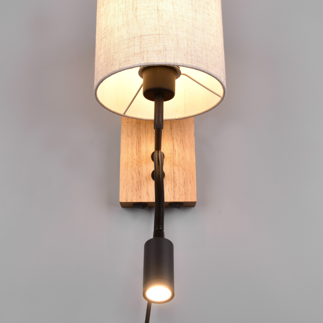 Aplica LED Dormitor NILAM Wood Design