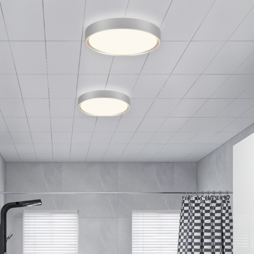 Plafoniera LED Baie IP44 Clarimo Grey 12W Echivalent 100W