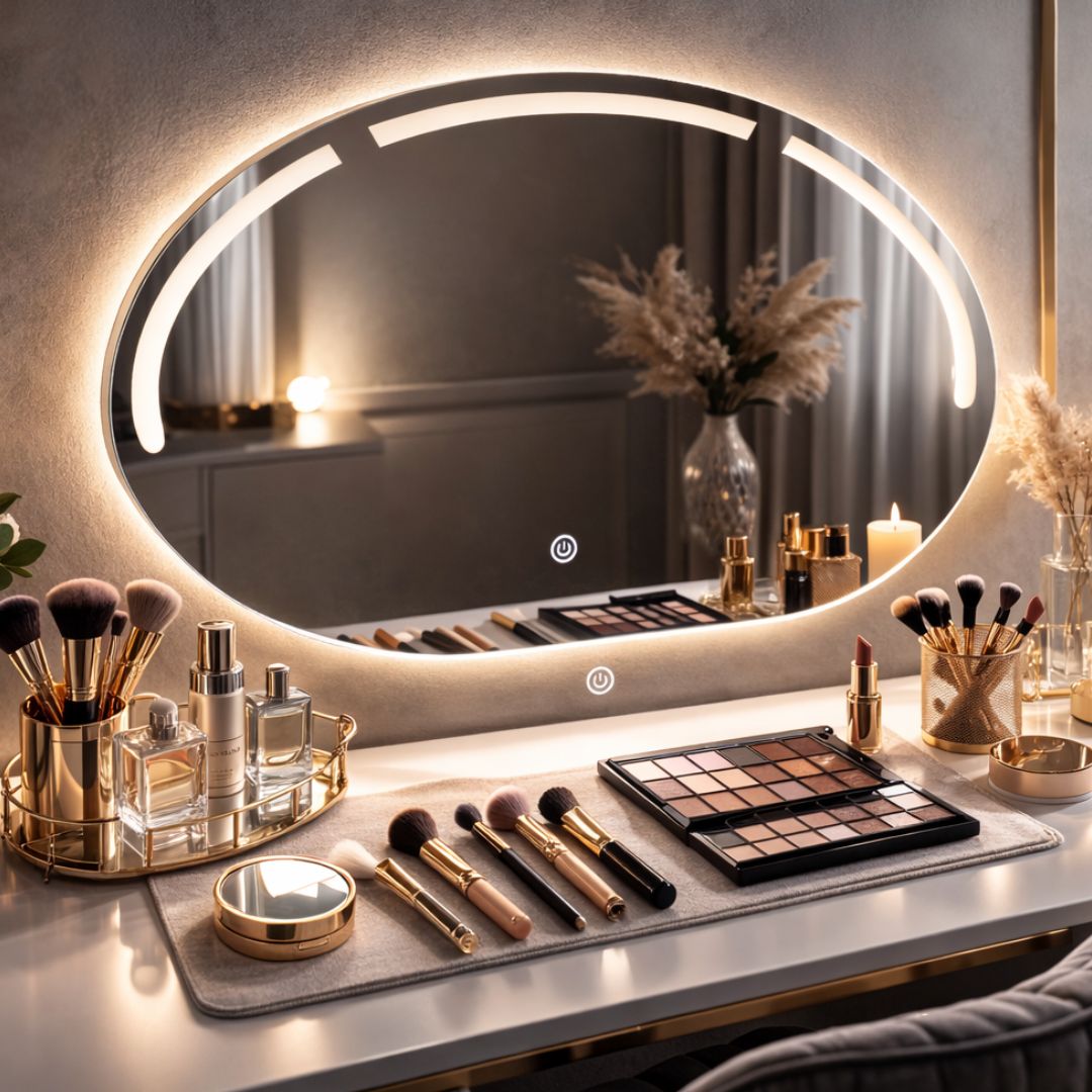 Oglinda LED FRAMELESS TOULOUSE 80x60CM 3 Lumini si Touch
