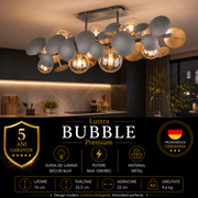 Lustra Premium Bubble Gold & Grey 8xG9