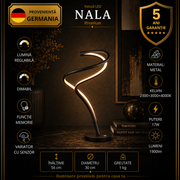 Veioza LED Premium Nala Black 56CM