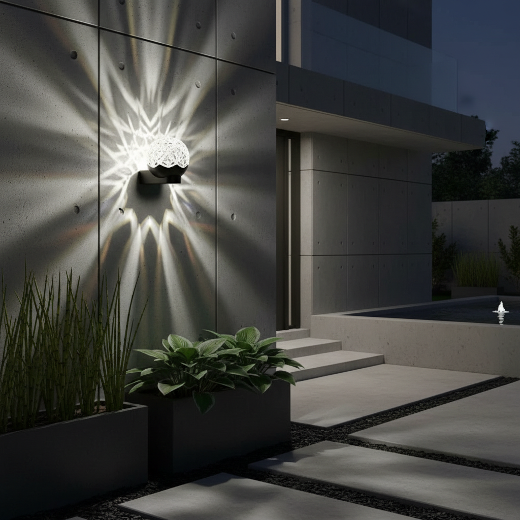 Aplica LED 10W FROSTVALE Exterior Black