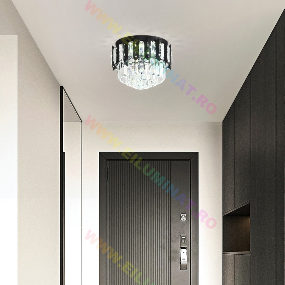 Aplica LED BLACK SHINE 30cm Echivalent 300W