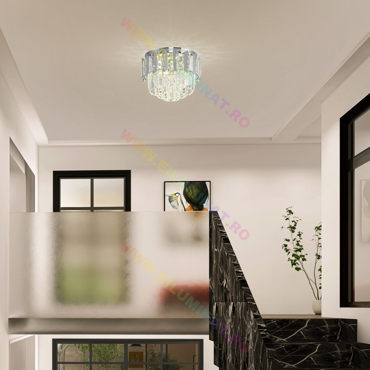 Aplica LED SILVER SHINE 30cm Echivalent 300W