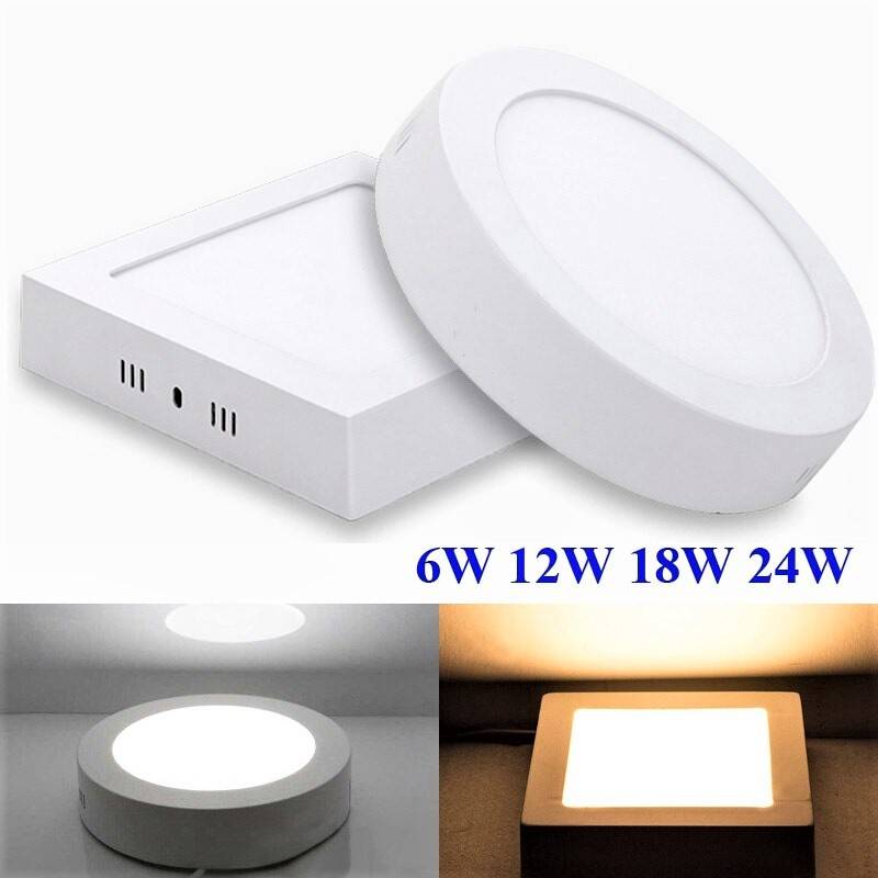 Spot Led 24W Patrat Alb / 280X280Mm Aplicat Ceiling Light
