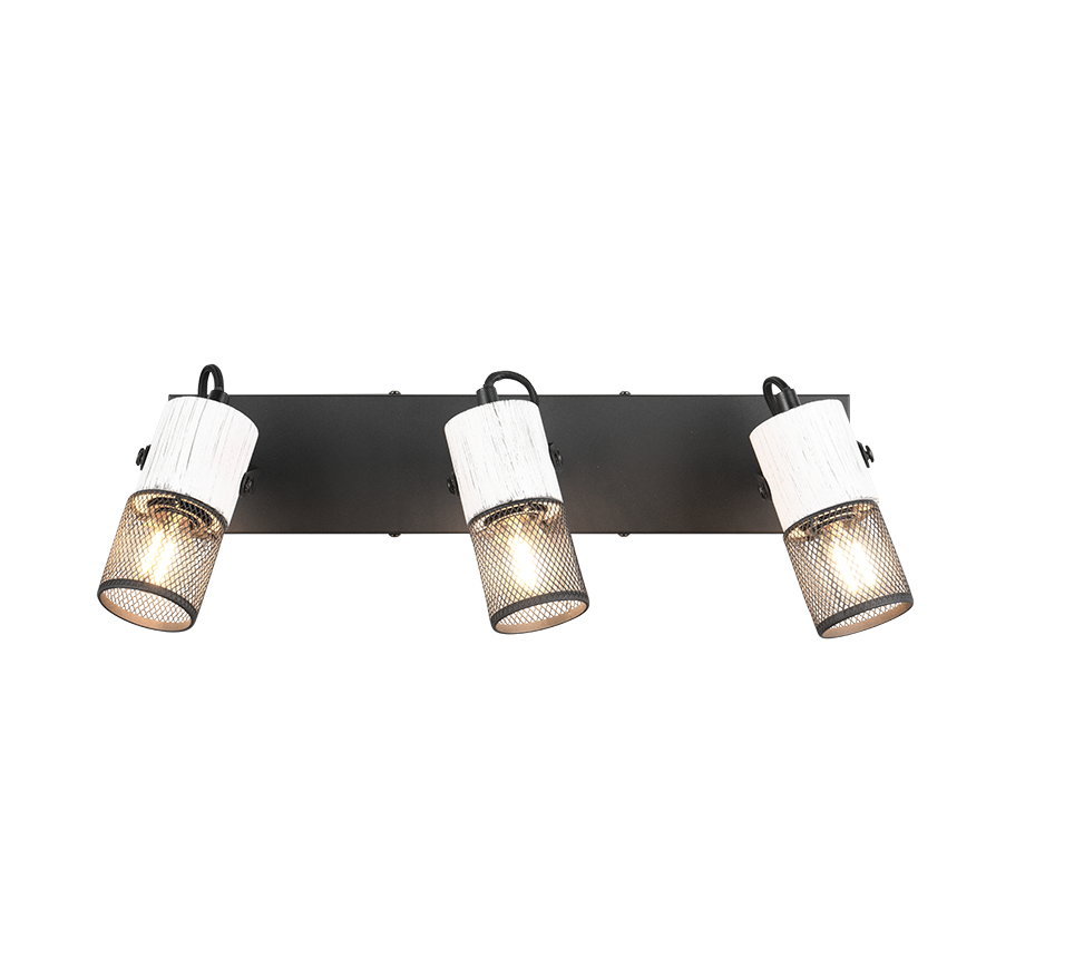 Lustra TOSH Alba Vintage Premium cu 3 Spoturi Reglabile