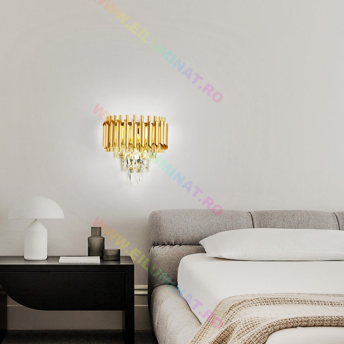 Aplica Perete Cristal Golden Panther AURIE / CRISTAL / APLICA PERETE Wall Light Fixtures