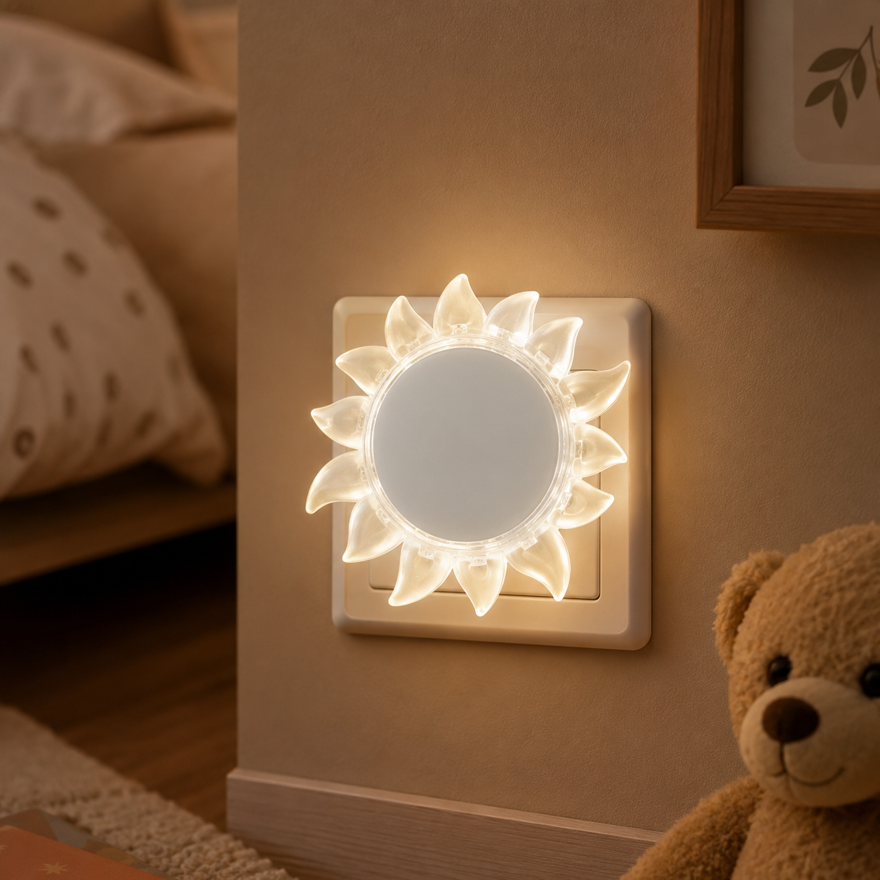 Lampa de veghe LED SUN 0.4W White