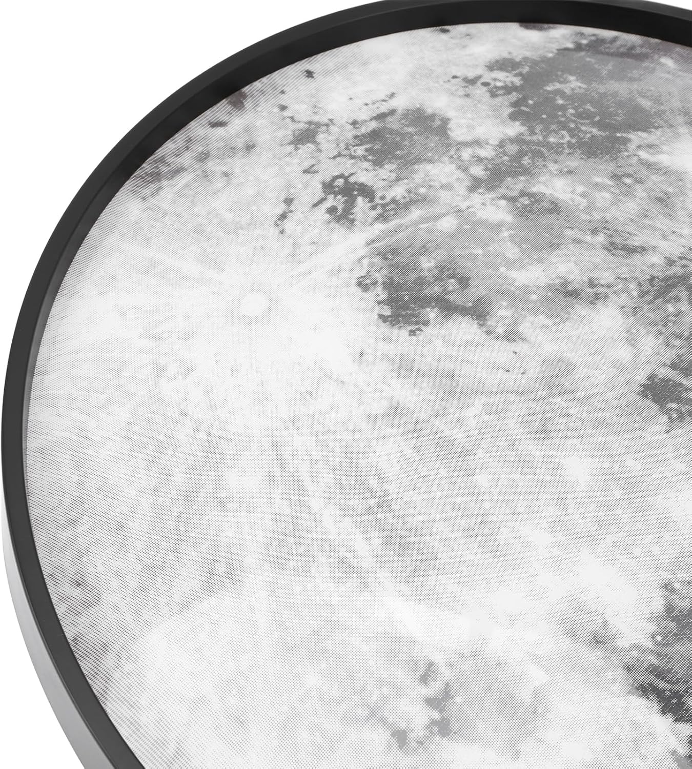 Plafoniera LED Maxi MOON Neagra 48cm Echivalent 400W