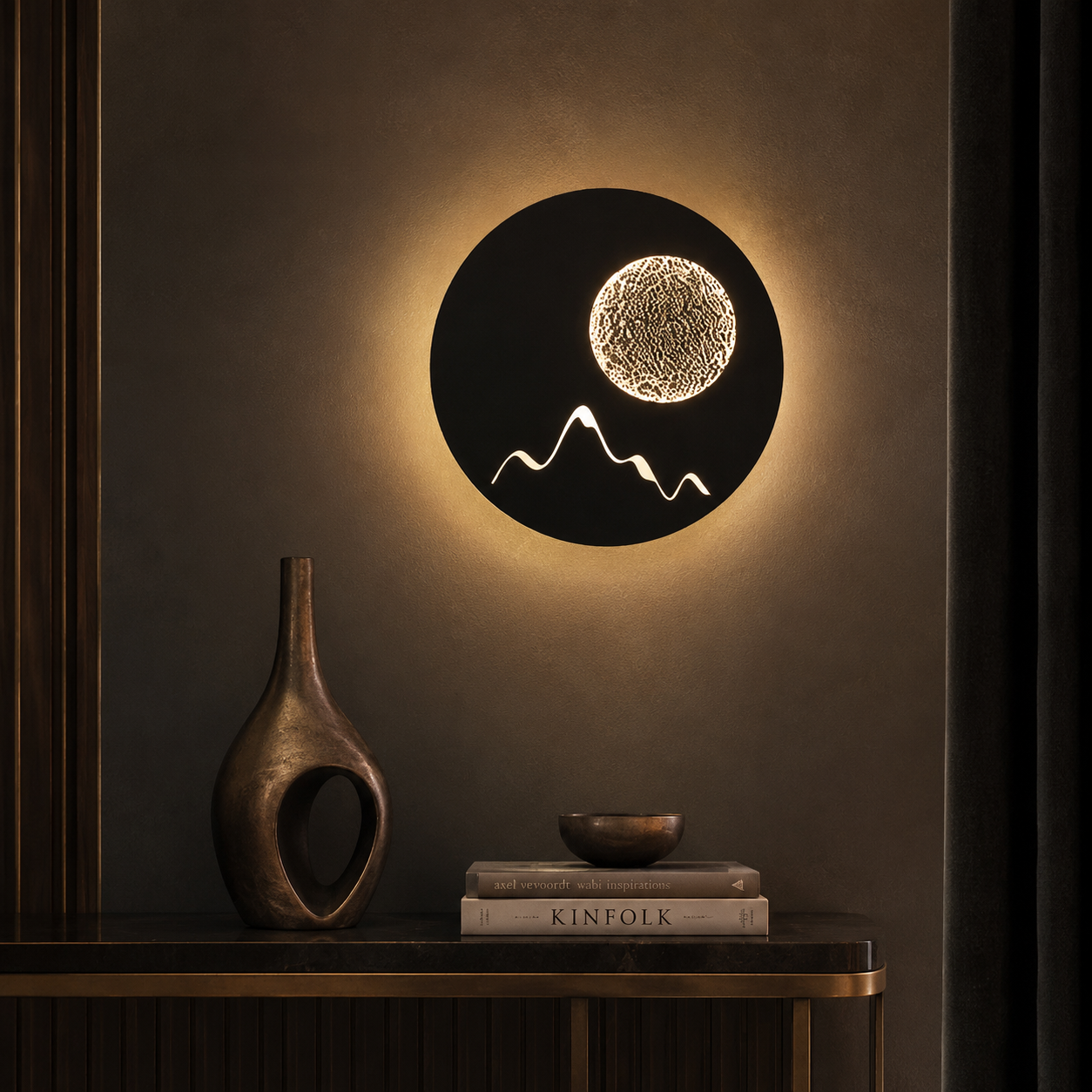 Aplica LED ASTRAL Black 3 Lumini Echivalent 120W