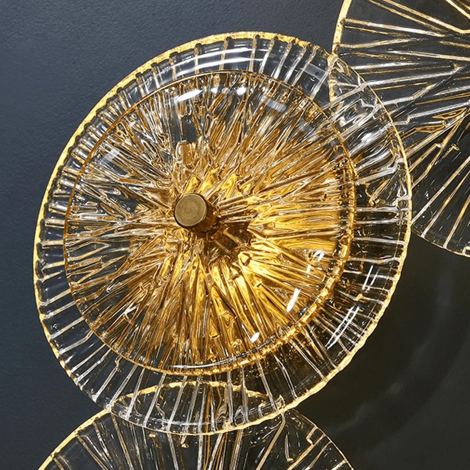 Aplica LED 36W CITRA Luxury Glass Gold 92cm