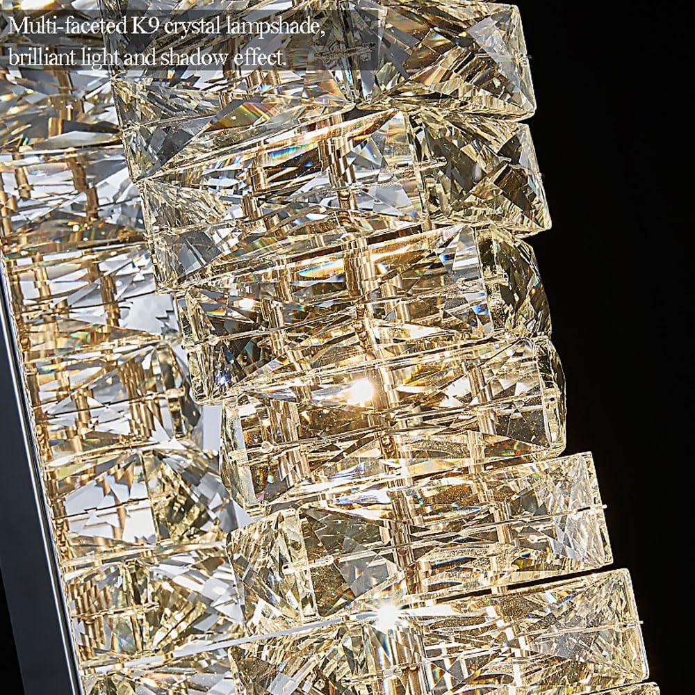 Aplica LED Cristal WAVE Chrome 48cm