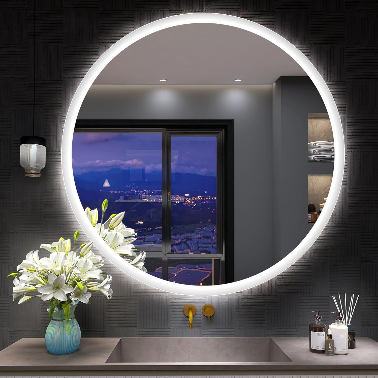 Oglinda LED Rotunda 50cm Ultra Bright J40
