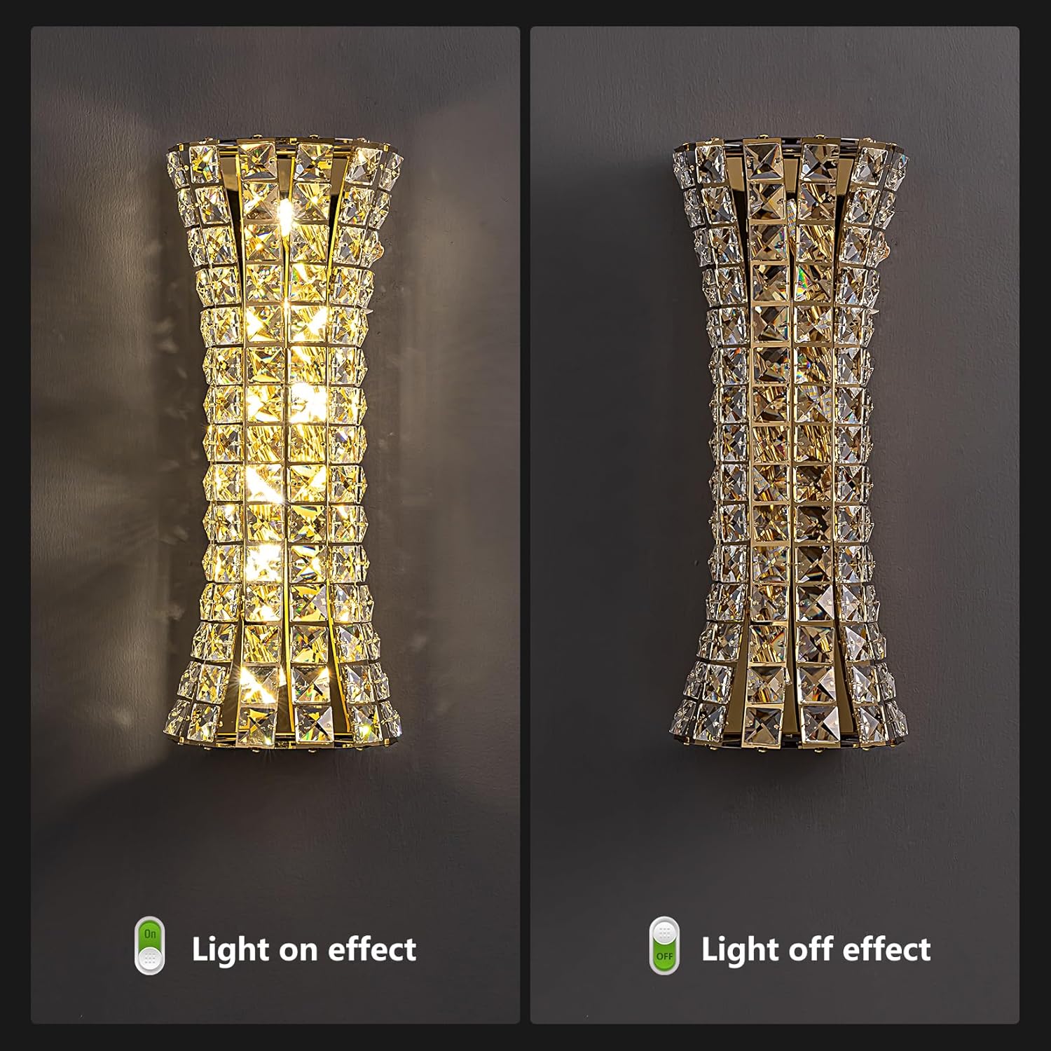 Aplica Cristal Golden Corset Deluxe 50cm