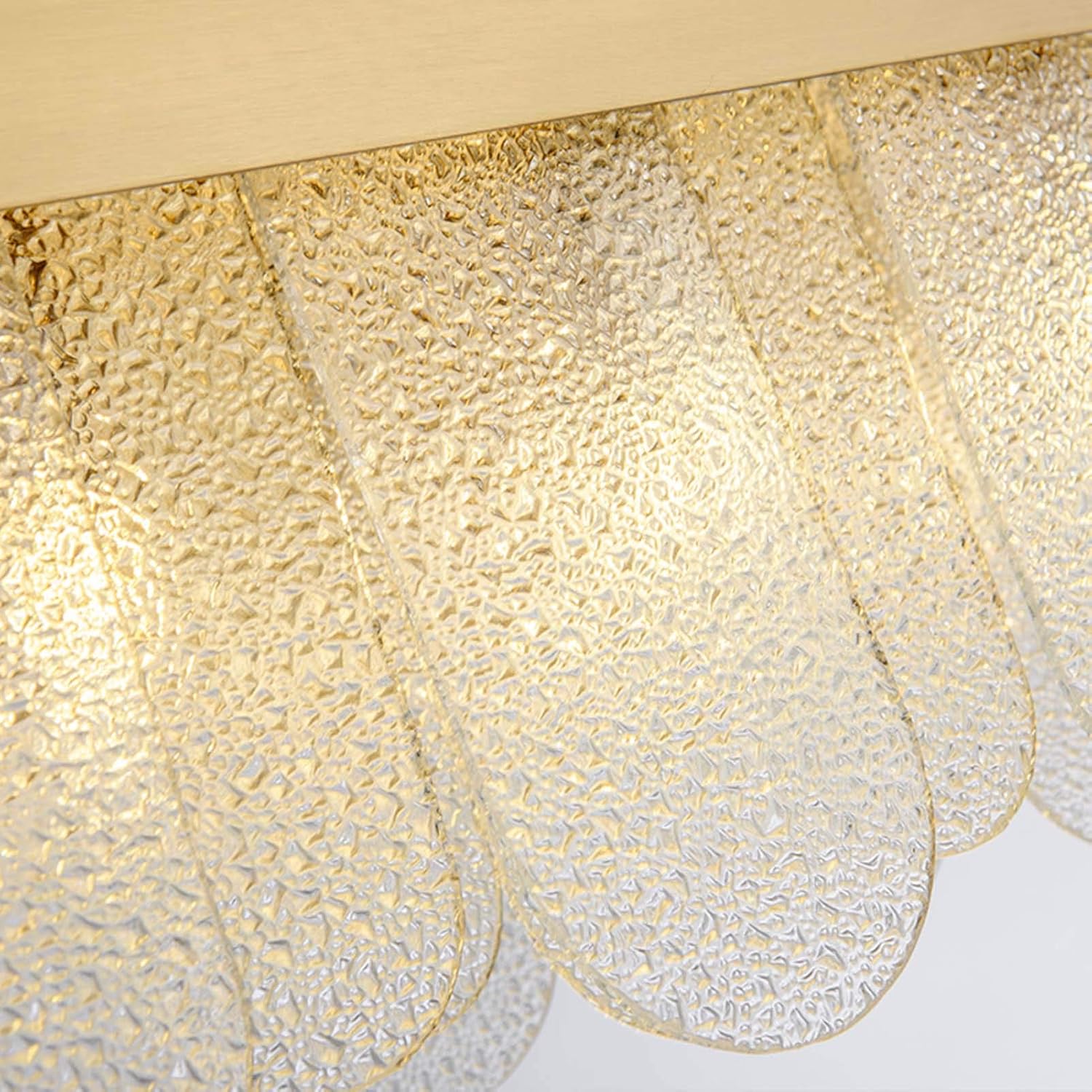 Lustra LED Suspendata QUEEN Gold Cristal 80x30cm