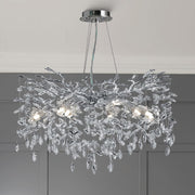 Candelabru Cristal LUXURY Silver CINDY 80cm