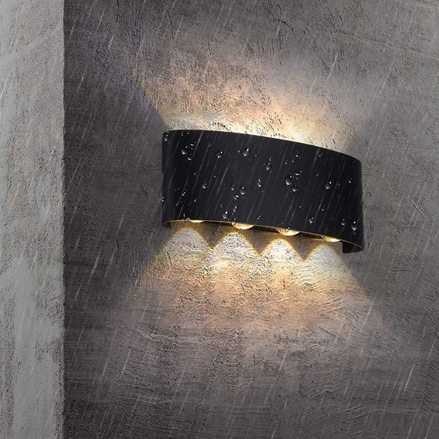 Aplica LED 8W TRIO Exterior Neagra