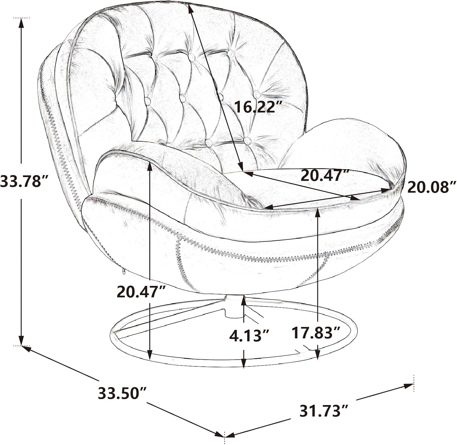 Fotoliu Confort Premium Luna BEJ