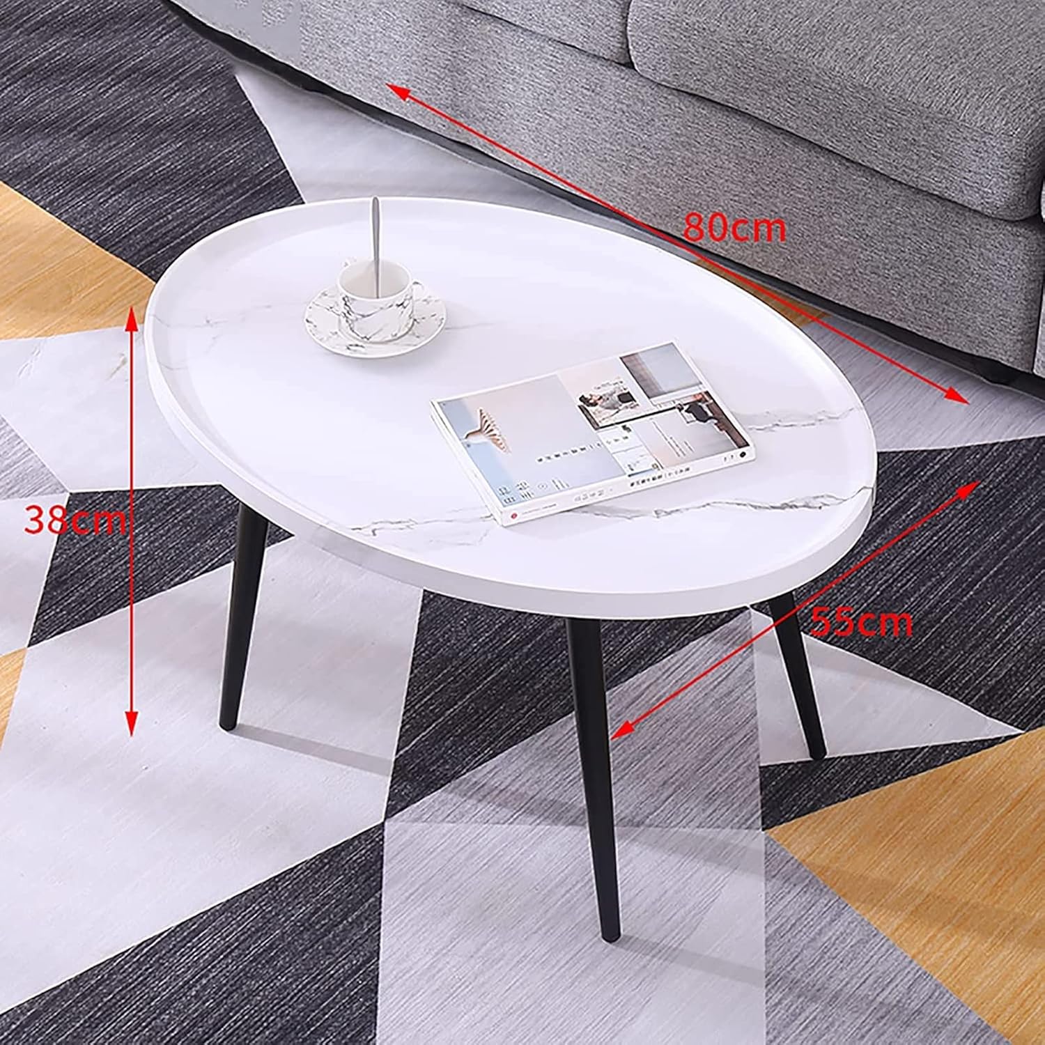 Masa Decorativa Ovala Serena Bloom