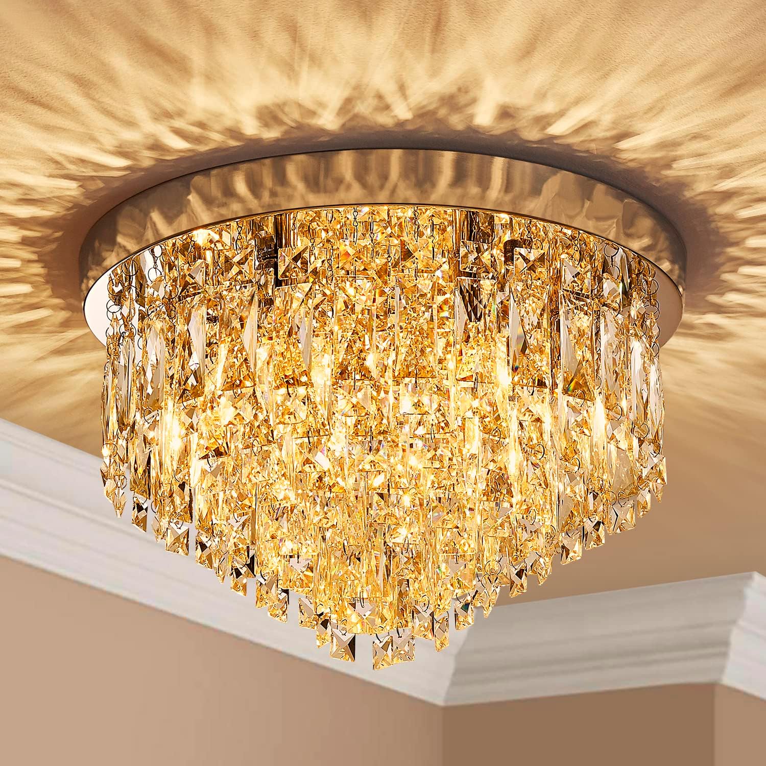 Candelabru Cristal MARY Silver 40cm Telecomanda