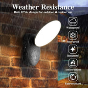 Aplica LED Exterior 12W FY-127Y/BK