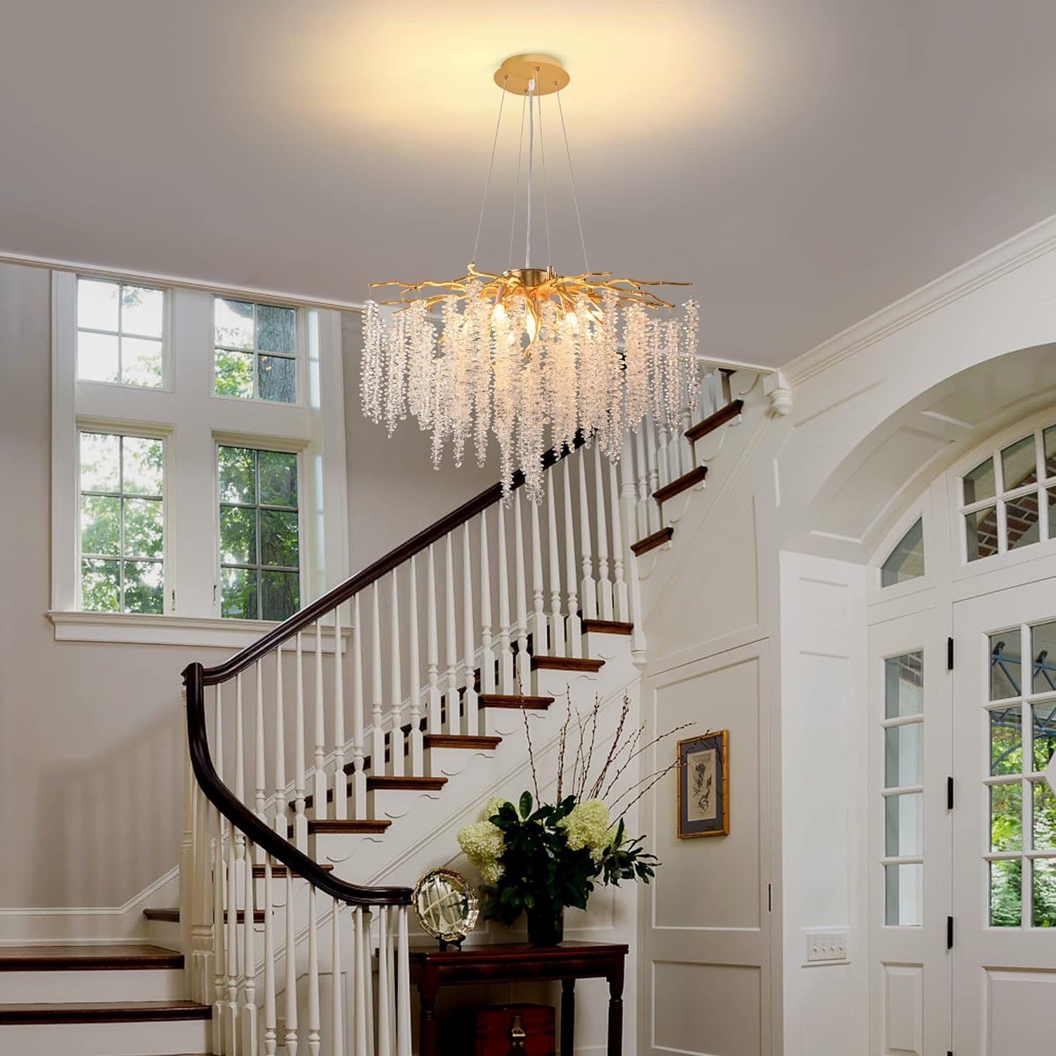 Candelabru Cristal LUXURY Golden Willow 45CM