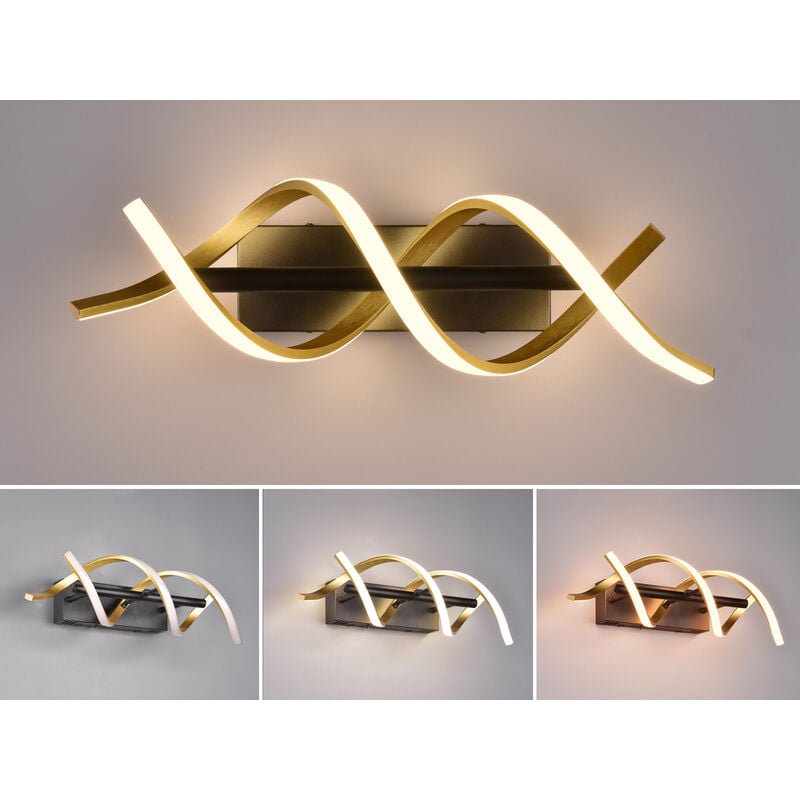 Aplica LED SEQUENCE Gold+Black Echivalent 150W