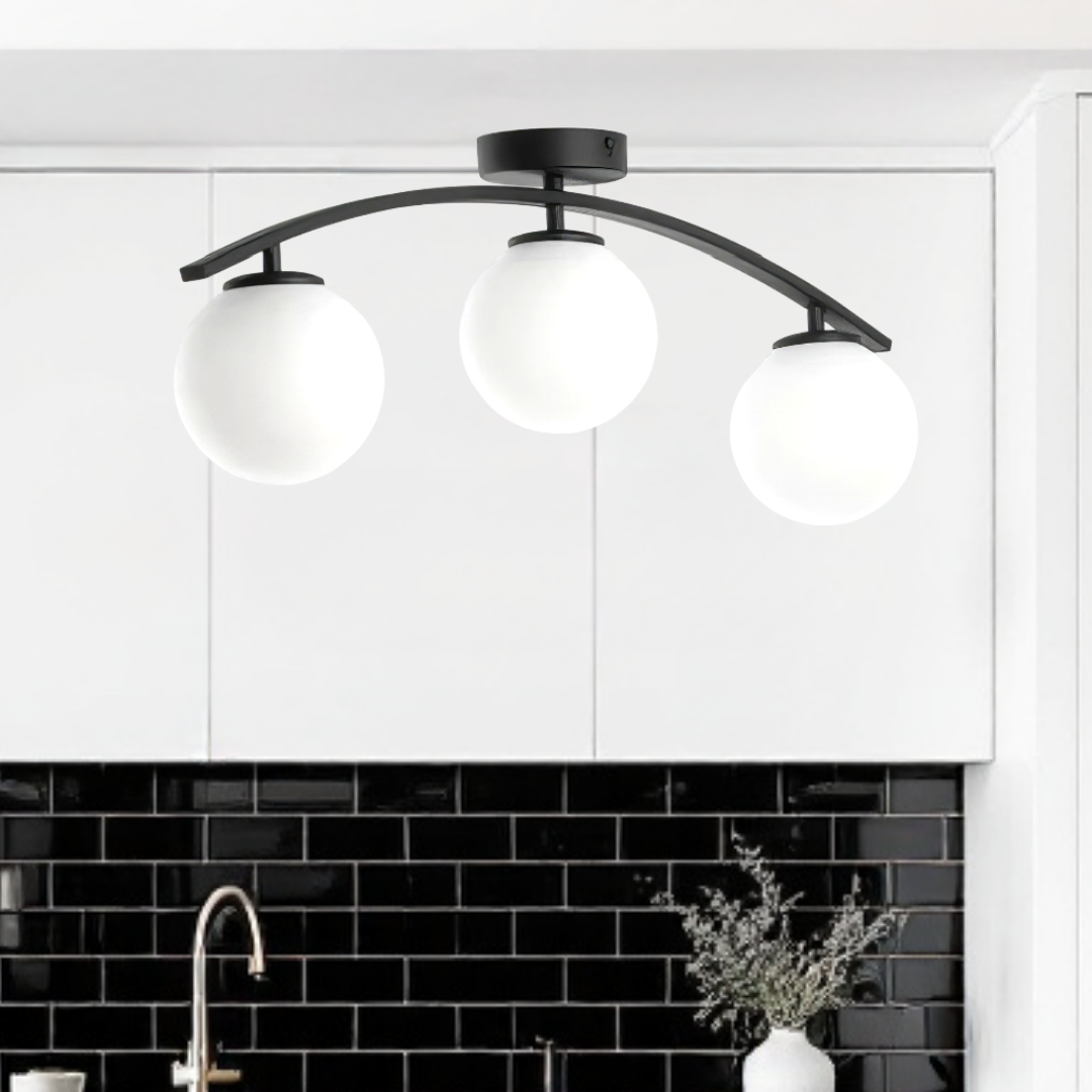 Lustra Abajur MAT 3xE27 Arc Halo