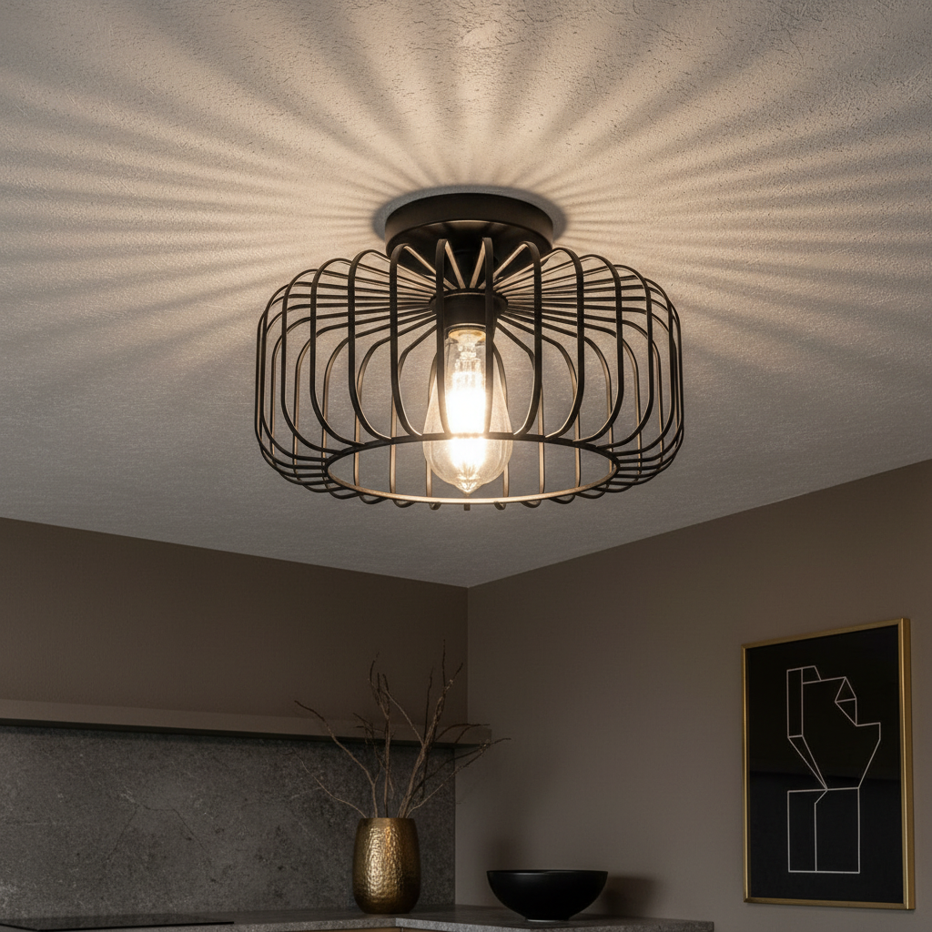 Lustra SEVI 1xE27 Black